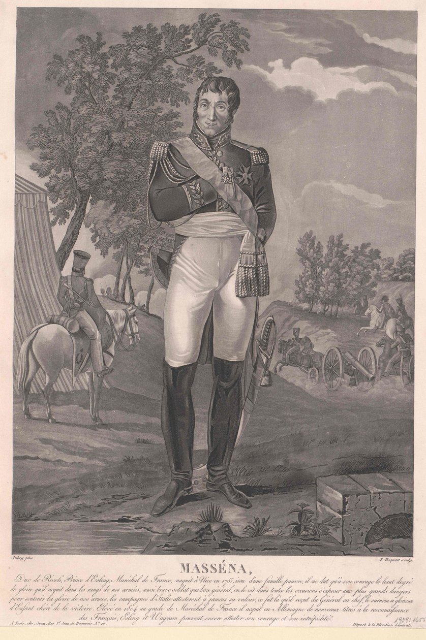 André Duque de Rivoli Príncipe de Essling Massena de Artist Unknown