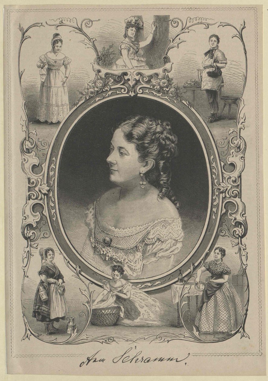 Anna Schramm (imprimir) de Artist Unknown
