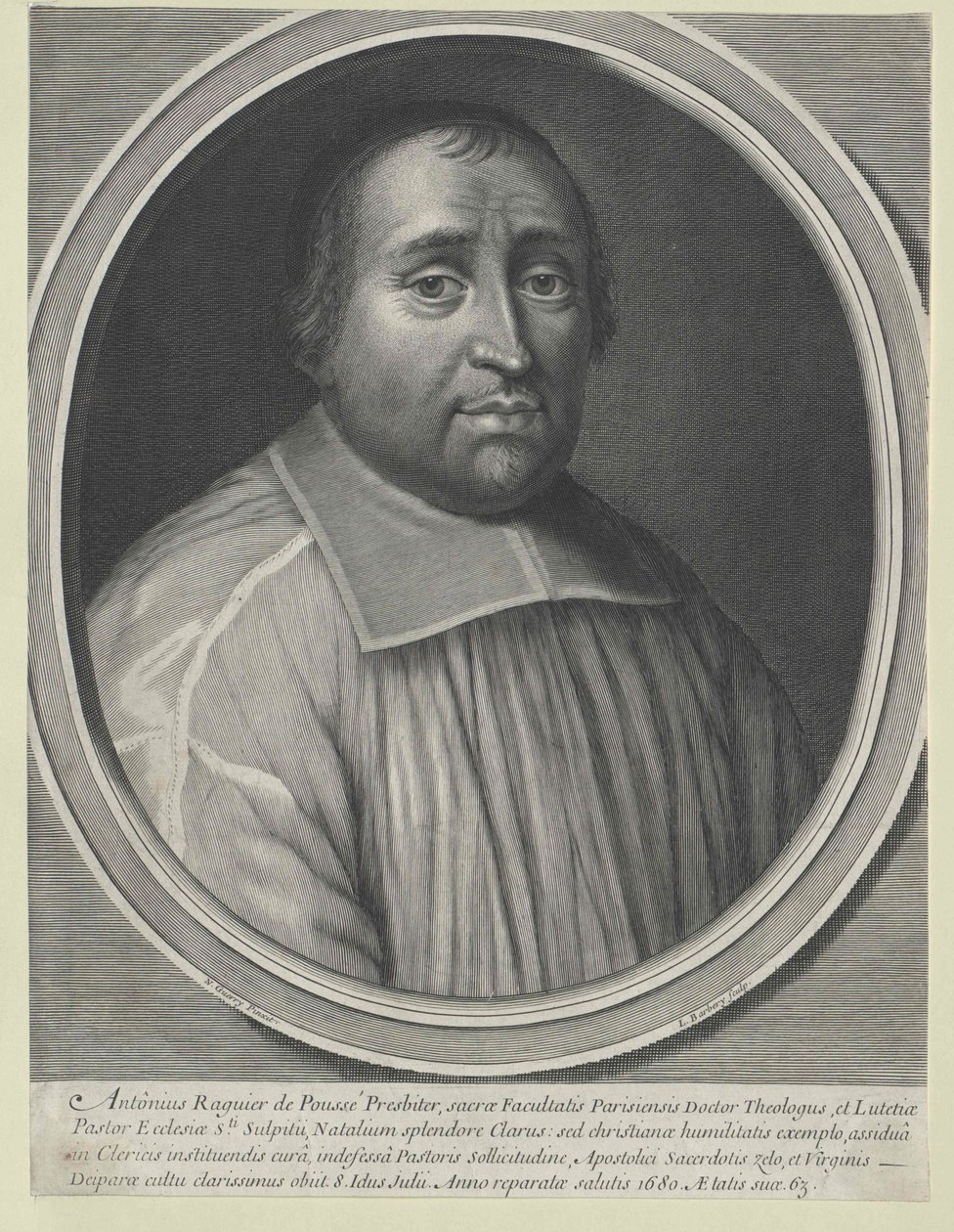 Antoine Raguier de Pouss00000000 (impresión) de Artist Unknown