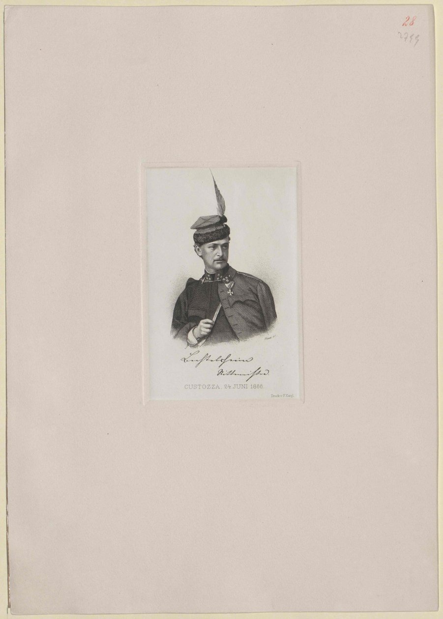 Anton Baron Bechtolsheim-Mauchenheim (imprimir) de Artist Unknown