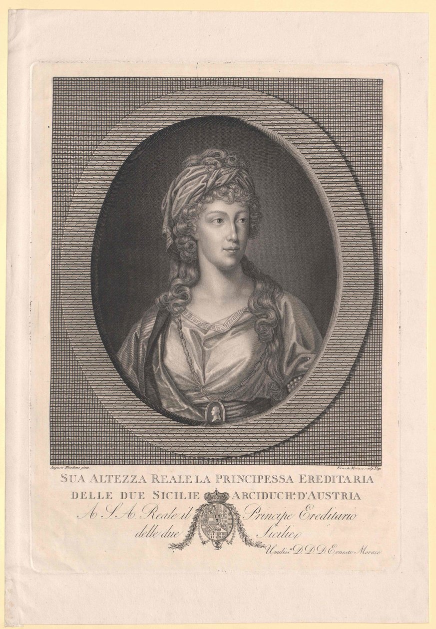 Archiduquesa de Austria Clementina (imprimir) de Artist Unknown