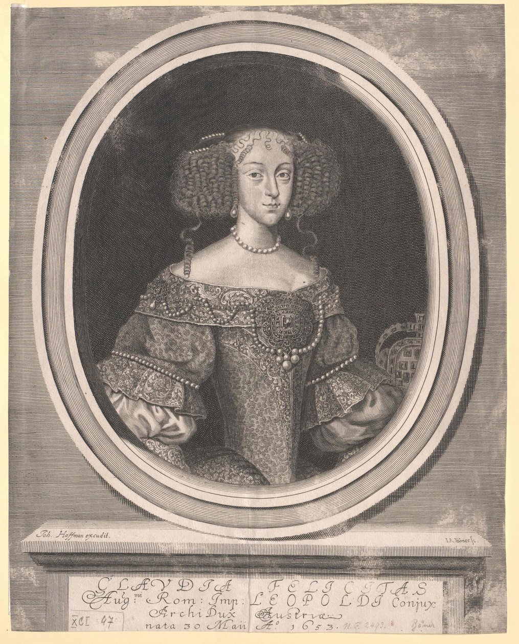 Archiduquesa de Austria Klaudia Felicity de Artist Unknown