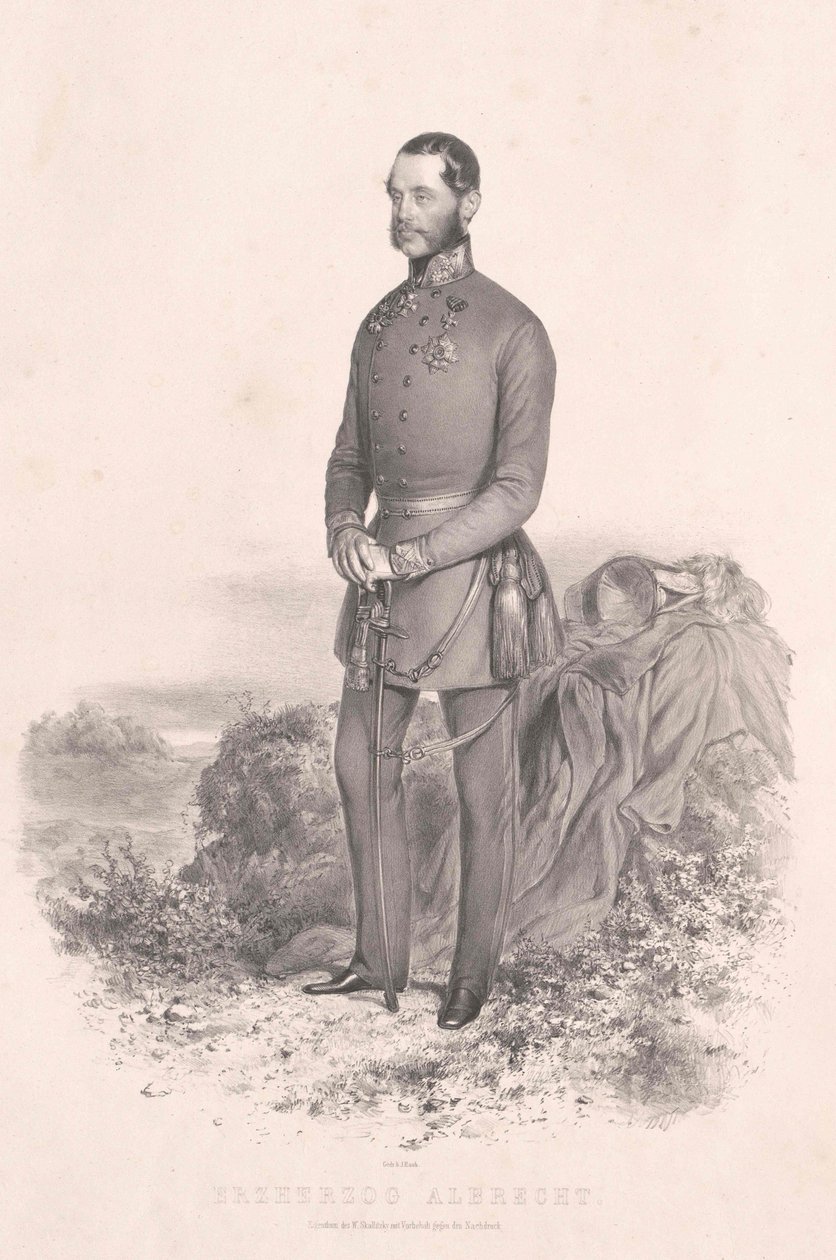 Archiduque de Austria (1817-1895) Albrecht de Artist Unknown