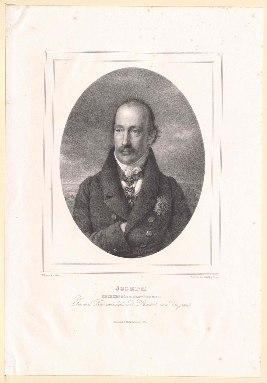 Archiduque de Austria José de Artist Unknown