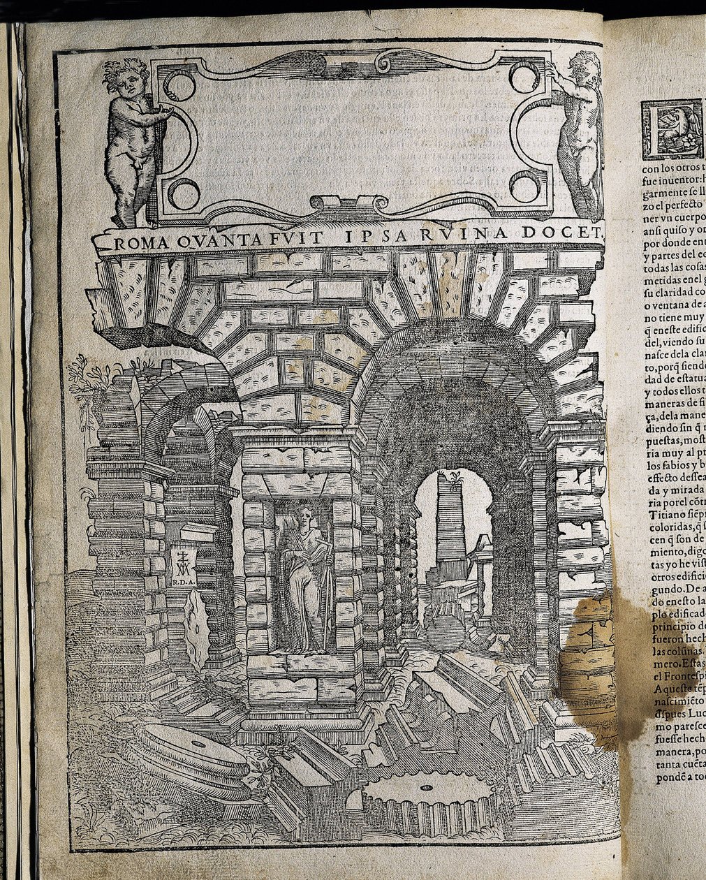 Arquitectura y obra en perspectiva - SERLIO, Sebastiano (1475-1554). Arquitecto manierista italiano, formó parte del equipo italiano que construyó el Palacio de Fontainebleau. Tutte opera architettura e prospetiva. ESPAÑA. CASTILLA Y LEÓN. Salamanca. Salam de Artist Unknown