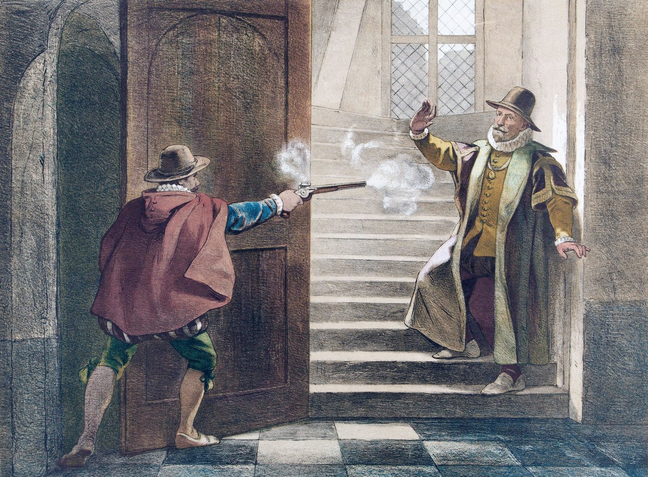 Asesinato de Guillermo de Orange de Artist Unknown