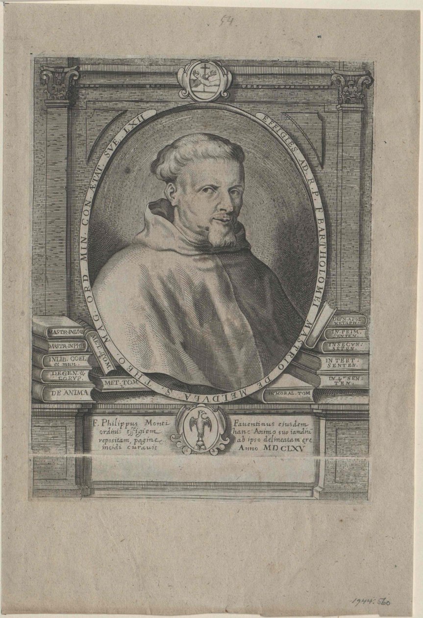 Bartolomé Mastrio de Médula (huella) de Artist Unknown