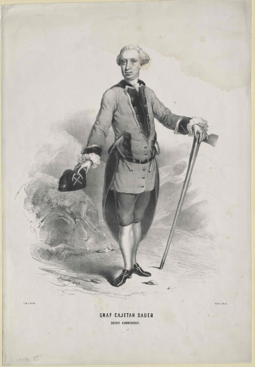 Cayetano conde Sauer de Artist Unknown