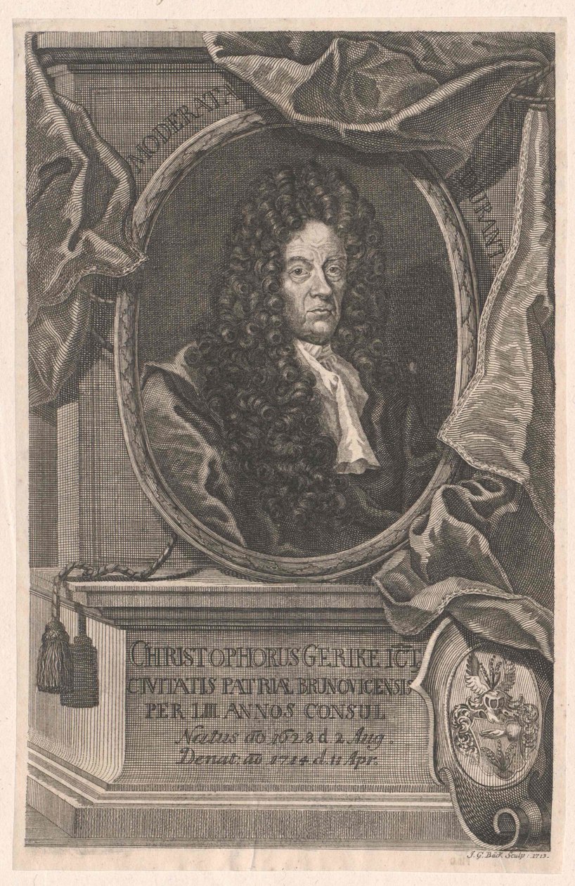 Christoph Gericke (imprimir) de Artist Unknown