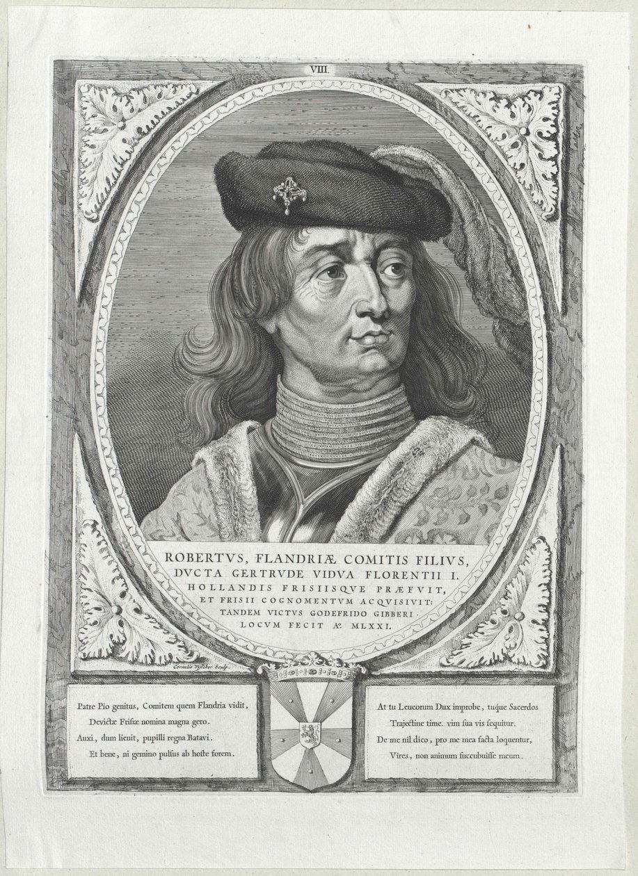 Conde de Flandes Roberto I de Frisia de Artist Unknown