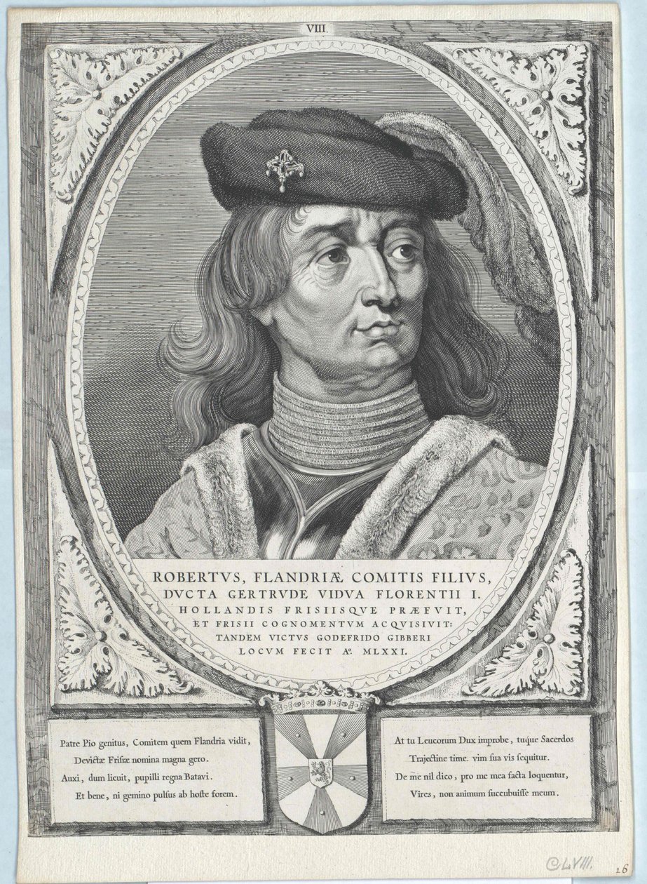Conde de Flandes Roberto I de Frisia de Artist Unknown