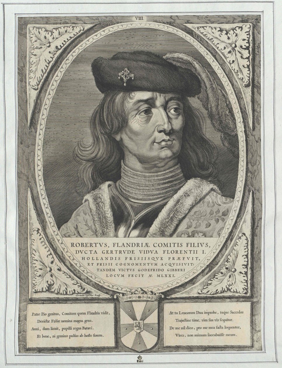 Conde de Flandes Roberto I el Frisón de Artist Unknown