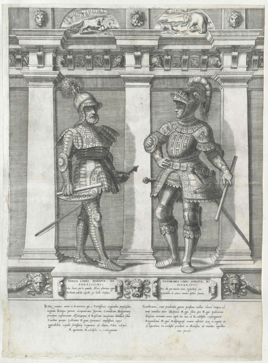 Conde de Habsburgo Guntram el Rico de Artist Unknown