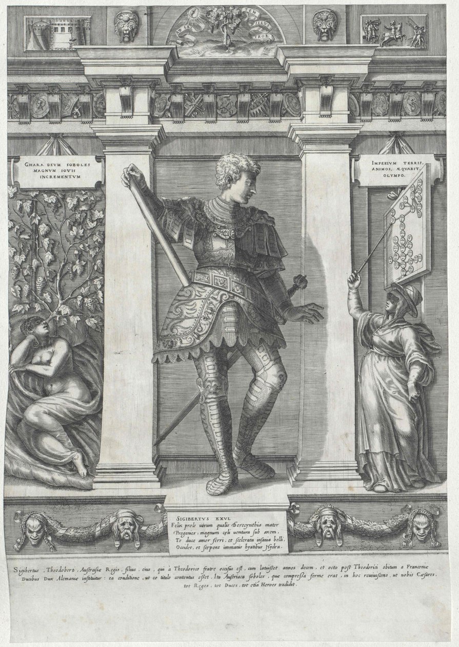 Conde de Habsburgo Sigeberto de Artist Unknown