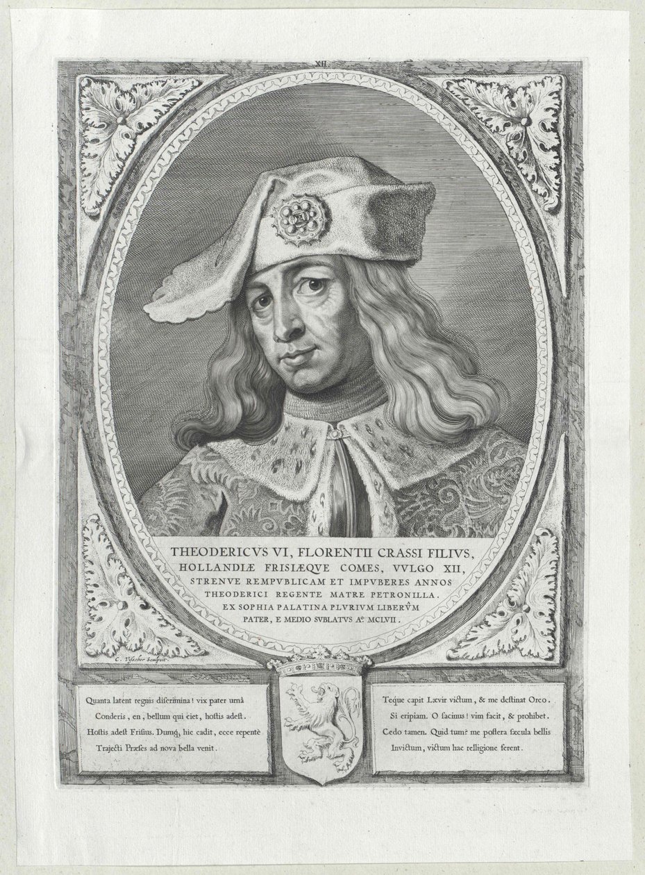 Conde de Holanda Dietrich VI (imprimir) de Artist Unknown
