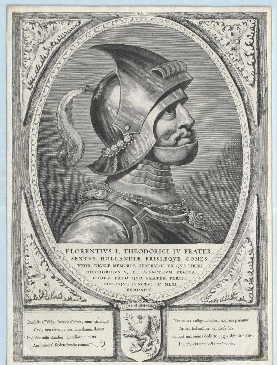 Conde de Holanda Florencia I (imprimir) de Artist Unknown