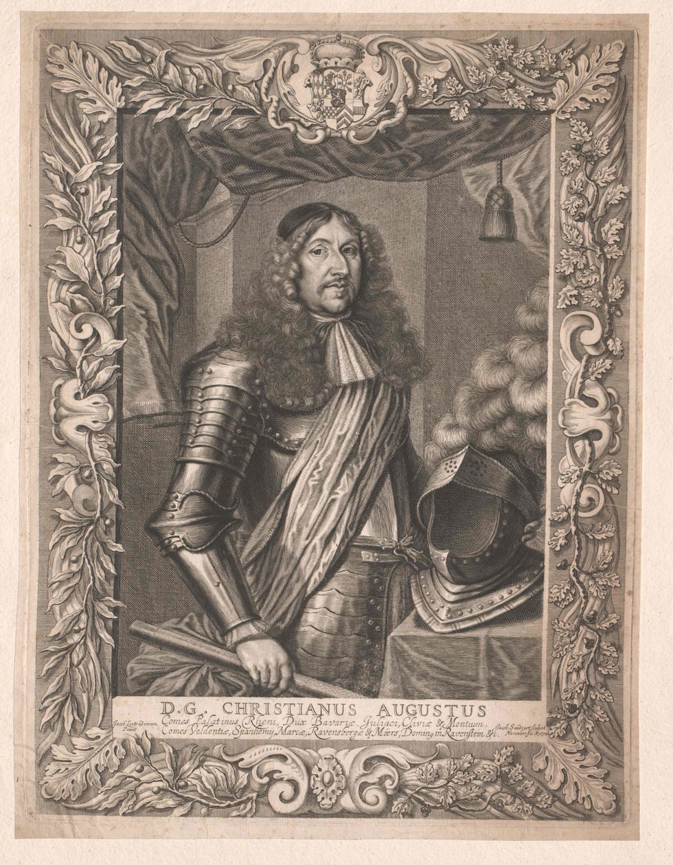 Conde palatino y conde de Sulzbach Christian August de Artist Unknown