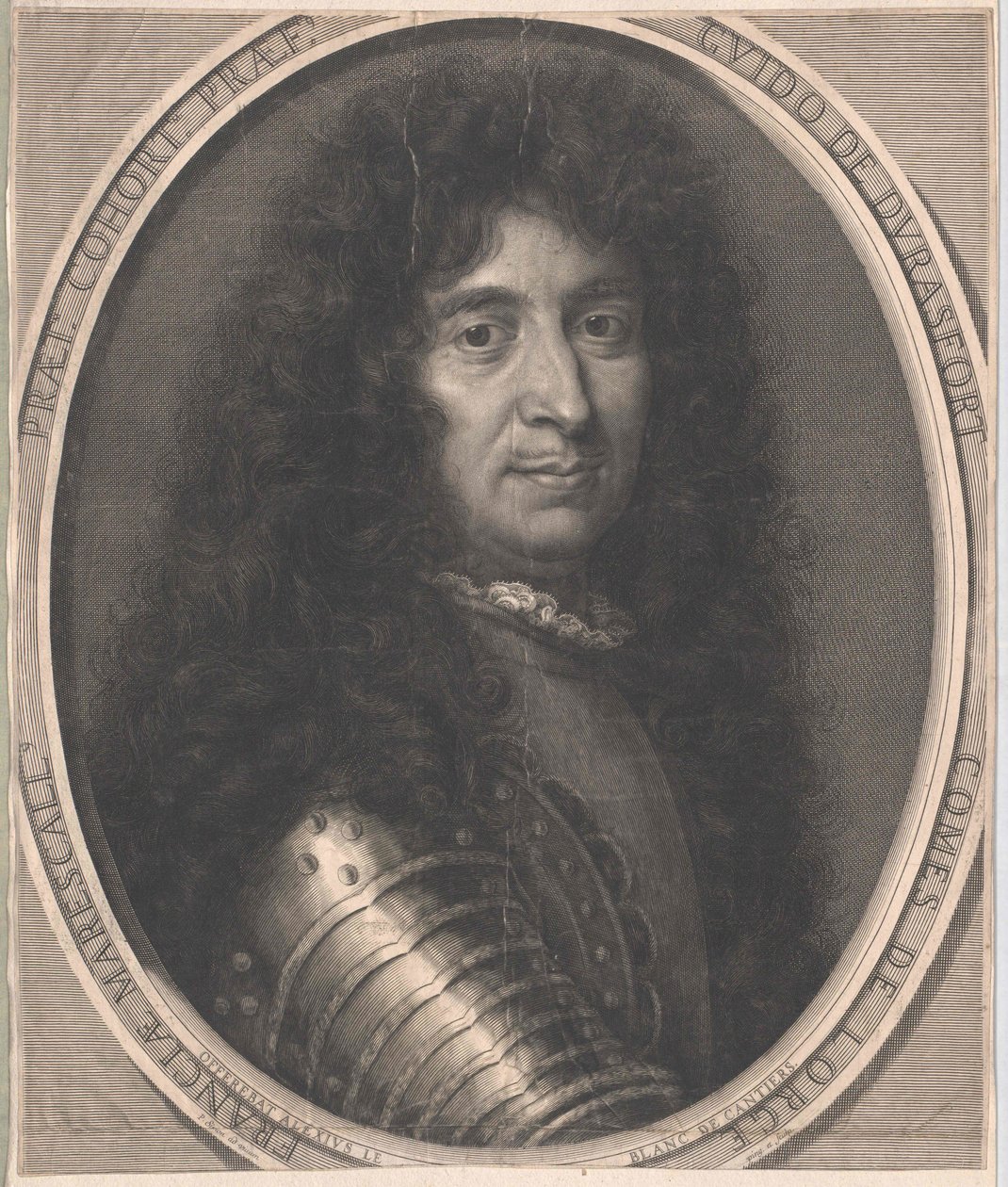 Duque de Lorges Durfort (imprimir) de Artist Unknown