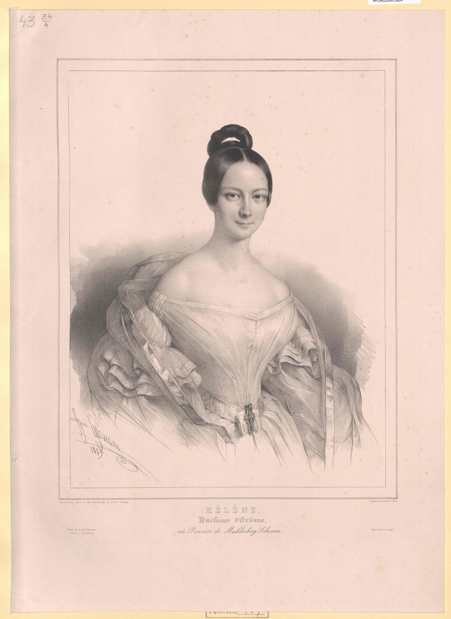 Duquesa de Mecklemburgo-Schwerin Elena de Artist Unknown
