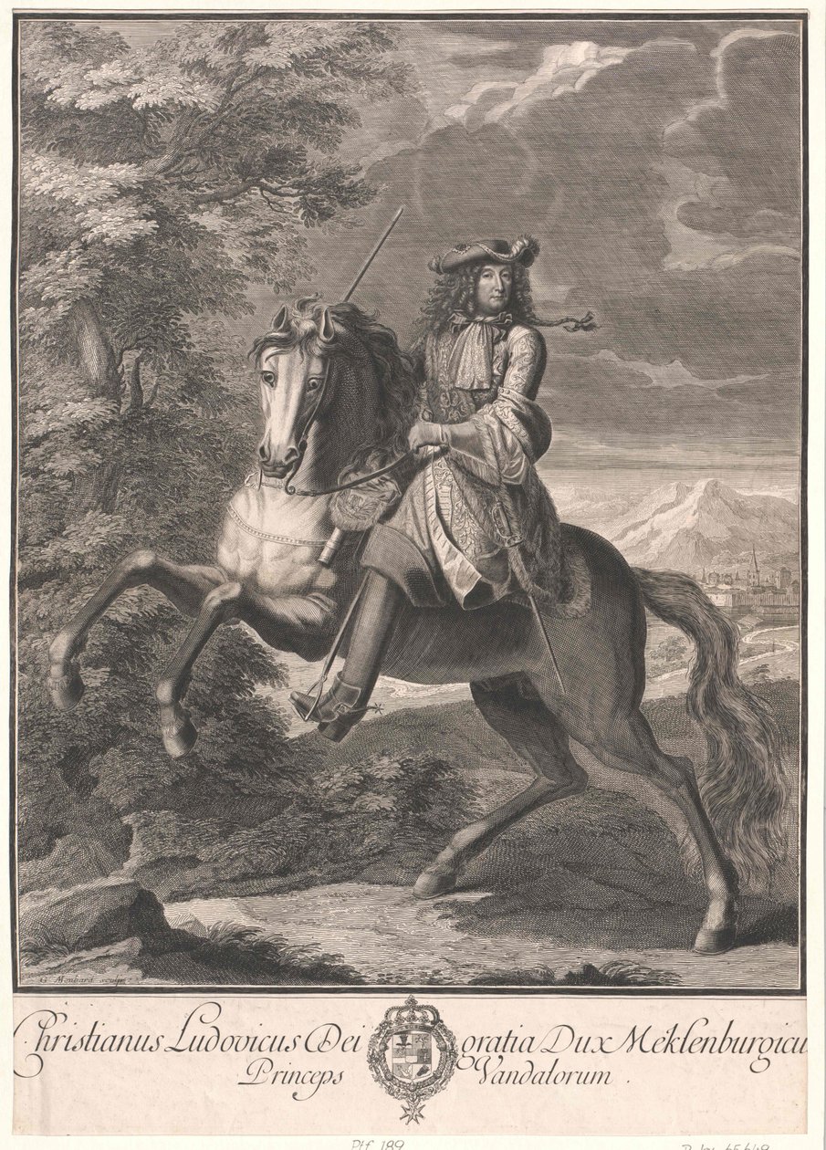 Duque de Mecklemburgo-Schwerin Christian Louis I de Artist Unknown
