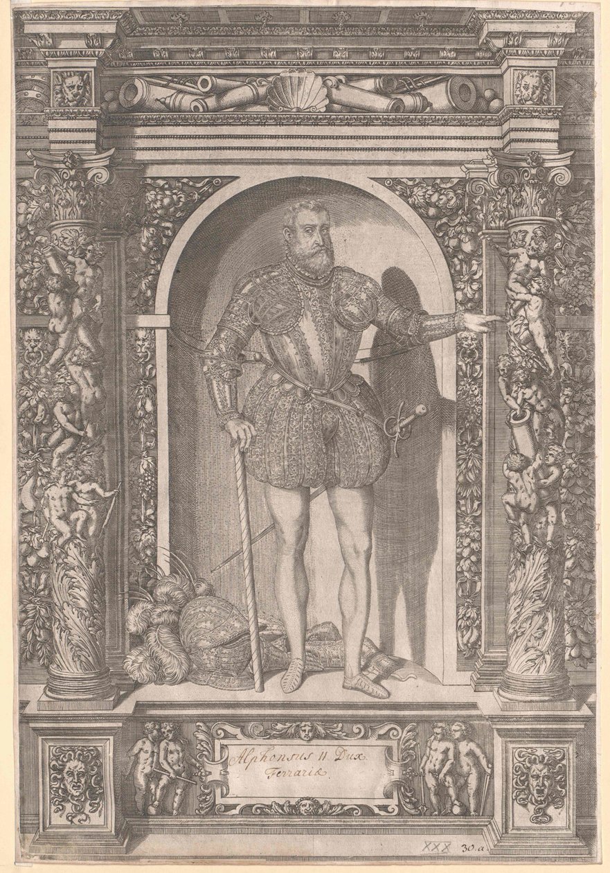 Duque de Módena y Ferrara Alfonso II de Este de Artist Unknown