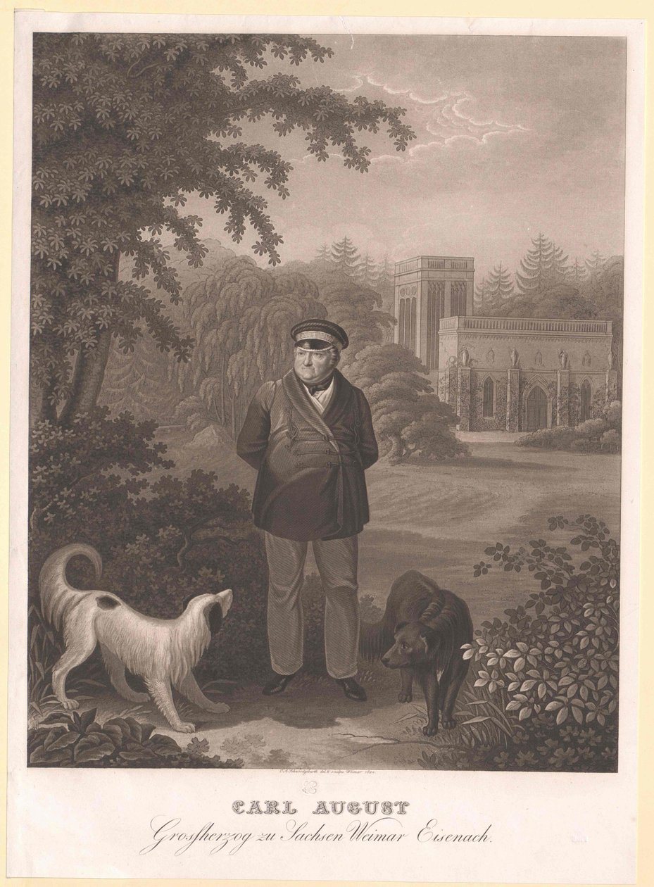 Duque de Sajonia-Weimar Eisenach Karl August de Artist Unknown