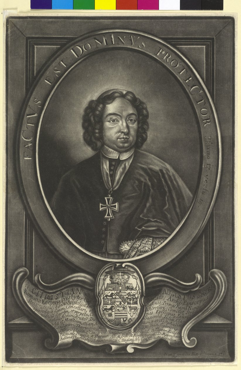 Duque de Sajonia-Zeitz Christian August de Artist Unknown