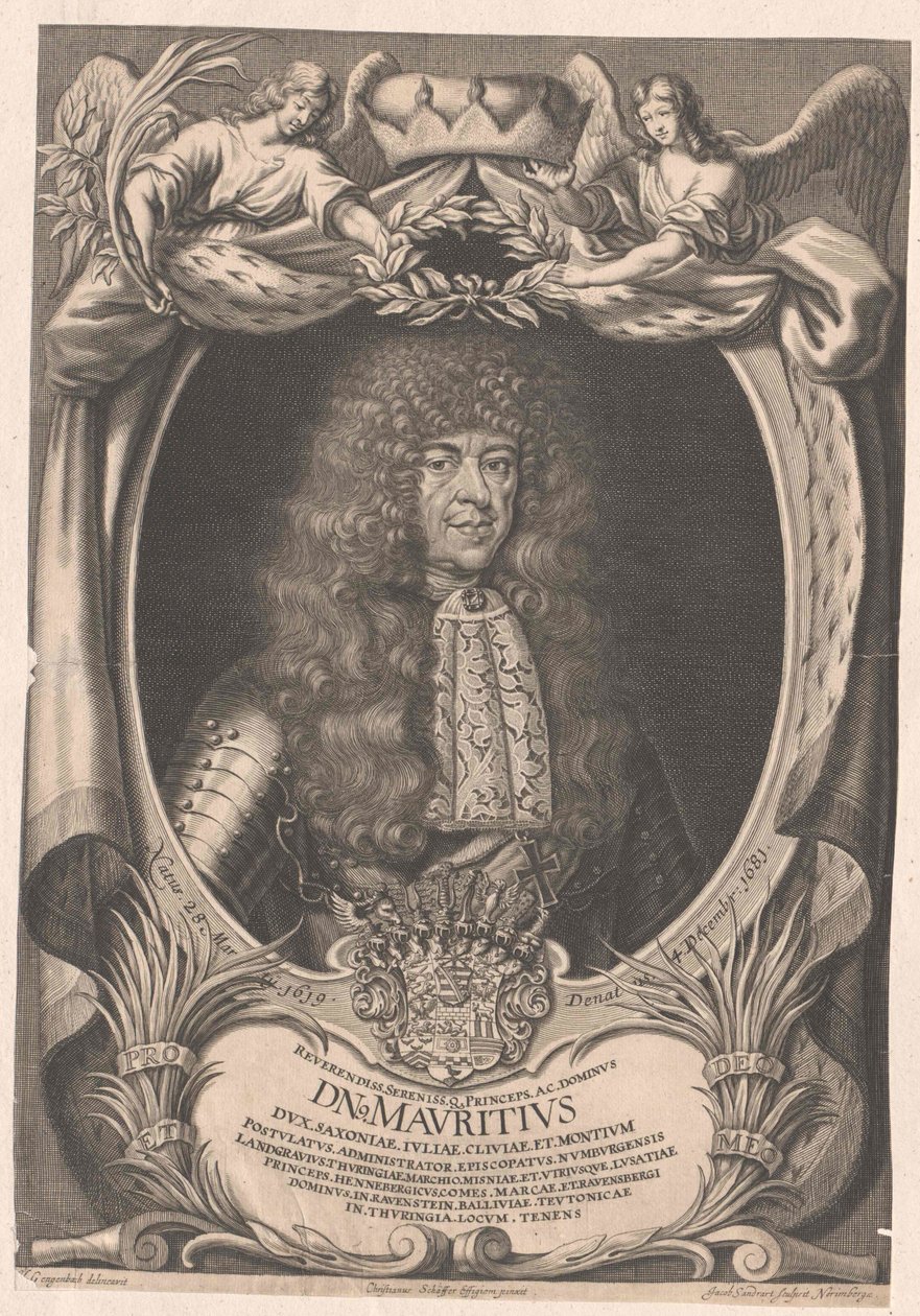 Duque de Sajonia-Zeitz Moritz de Artist Unknown