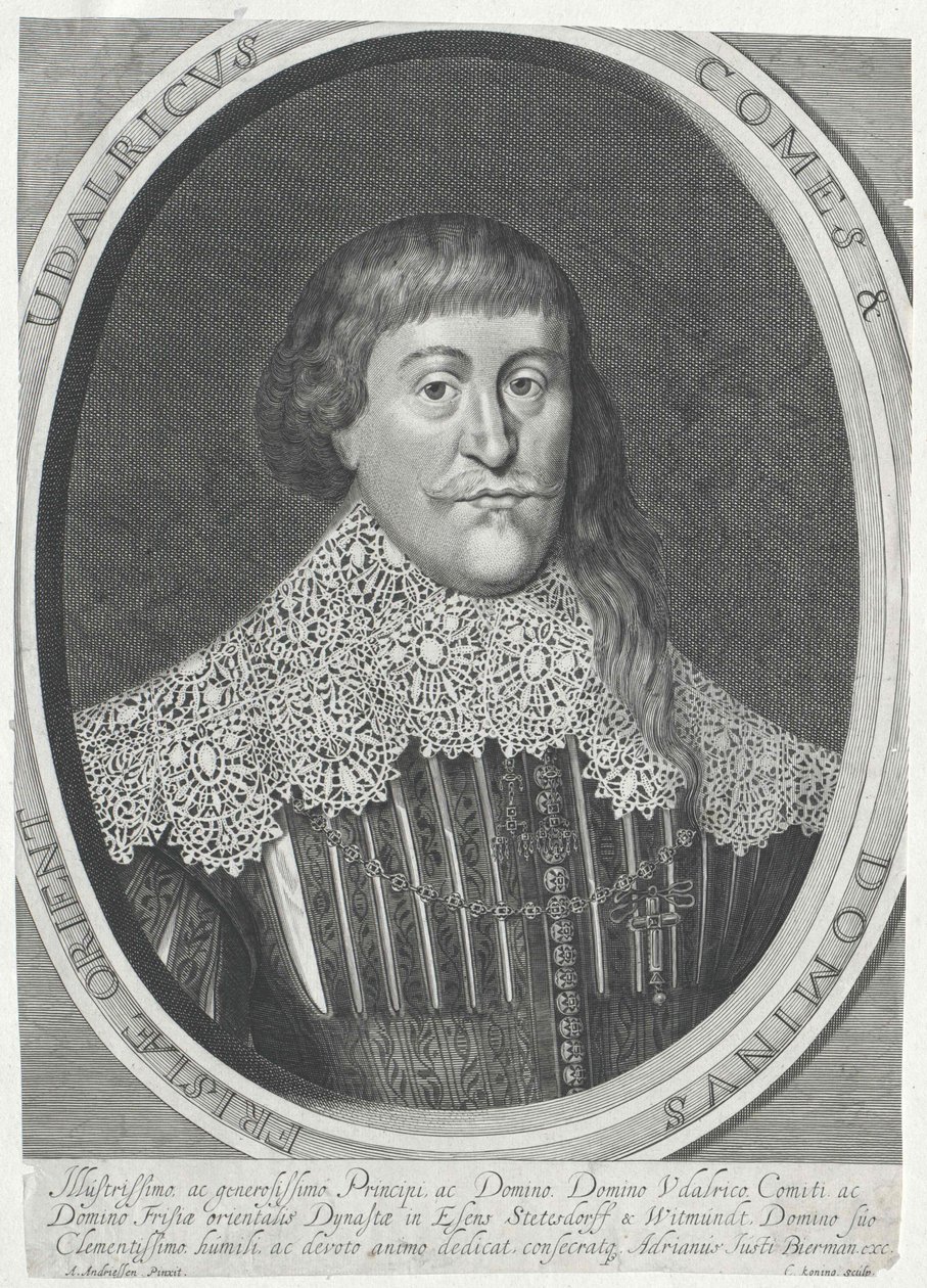 Conde de Frisia Oriental Ulrich II de Artist Unknown