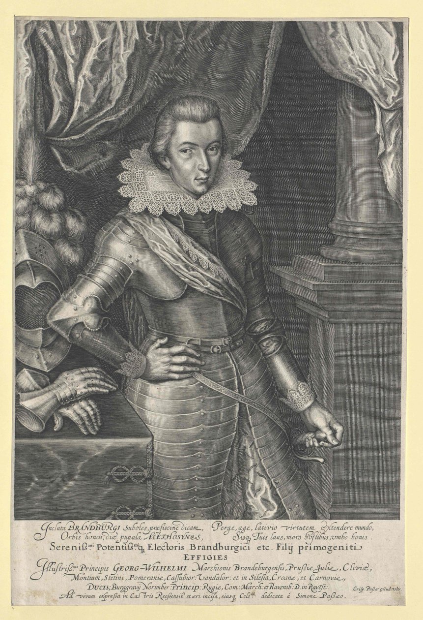 Elector de Brandeburgo Georg Wilhelm de Artist Unknown