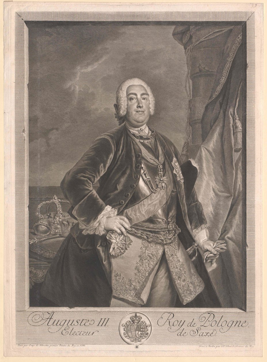 Elector de Sajonia Federico Augusto II de Artist Unknown