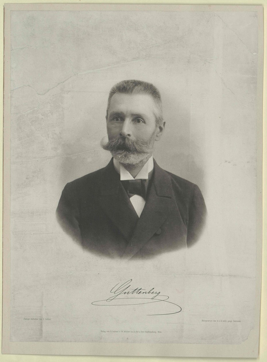 Emil Baron von Guttenberg (imprimir) de Artist Unknown