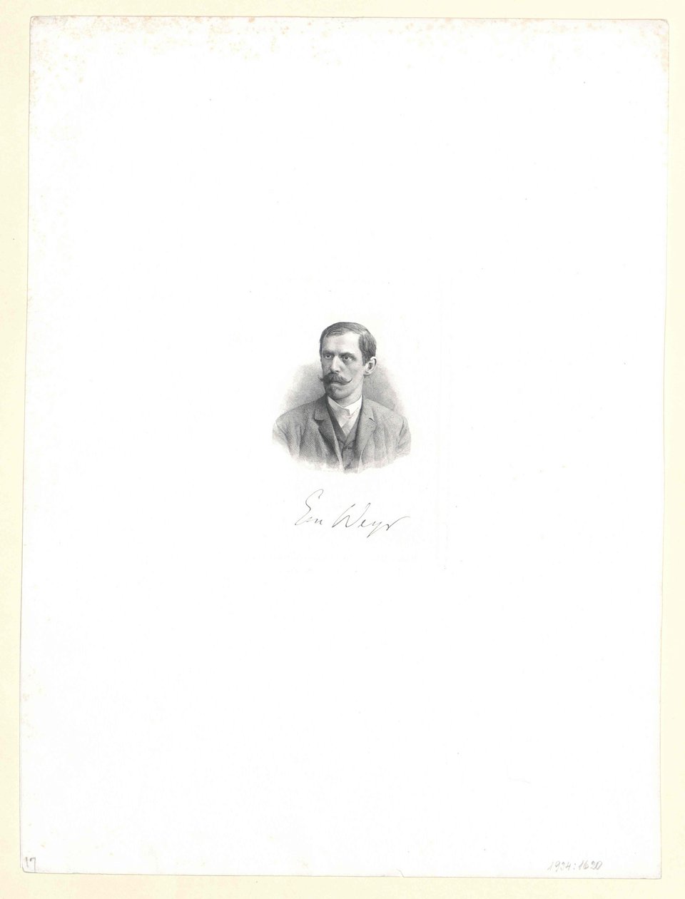 Emil Weyr (imprimir) de Artist Unknown