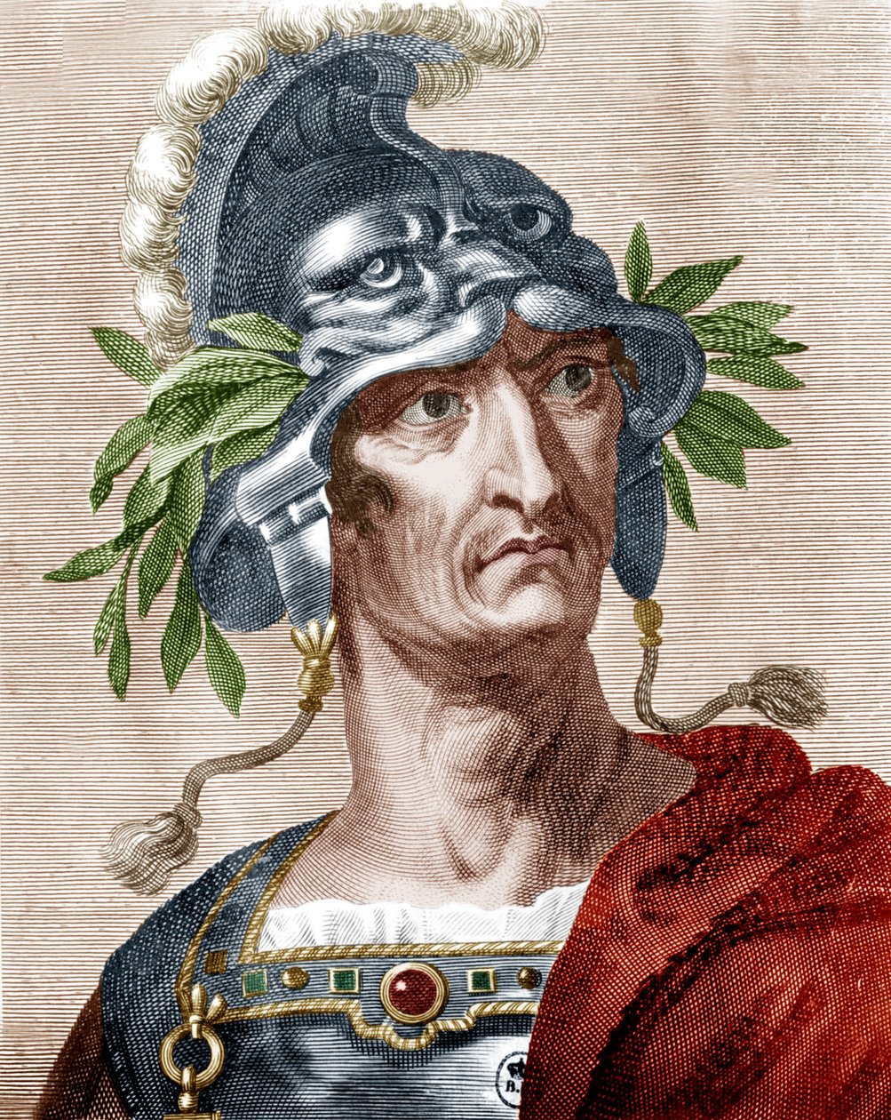 Emperador Claudio (grabado en color) de Artist Unknown