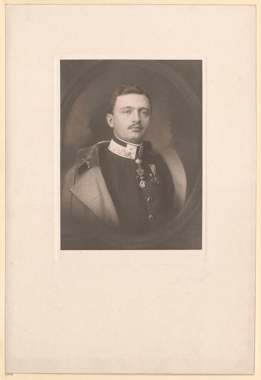 Emperador de Austria Carlos I (huella) de Artist Unknown