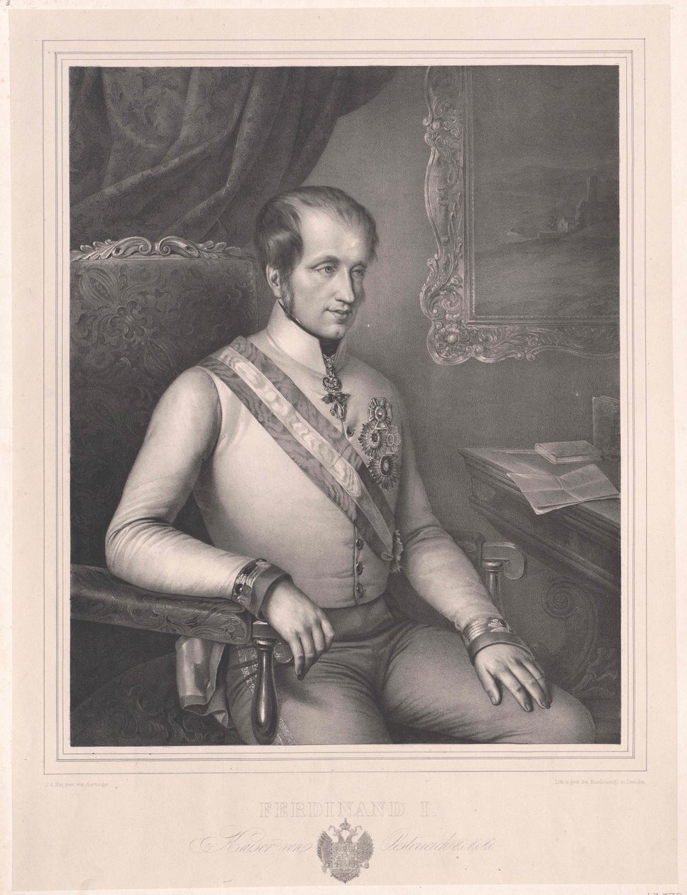Emperador de Austria Fernando I de Artist Unknown