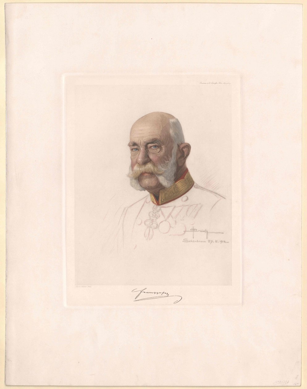 Emperador de Austria Francisco José I de Artist Unknown