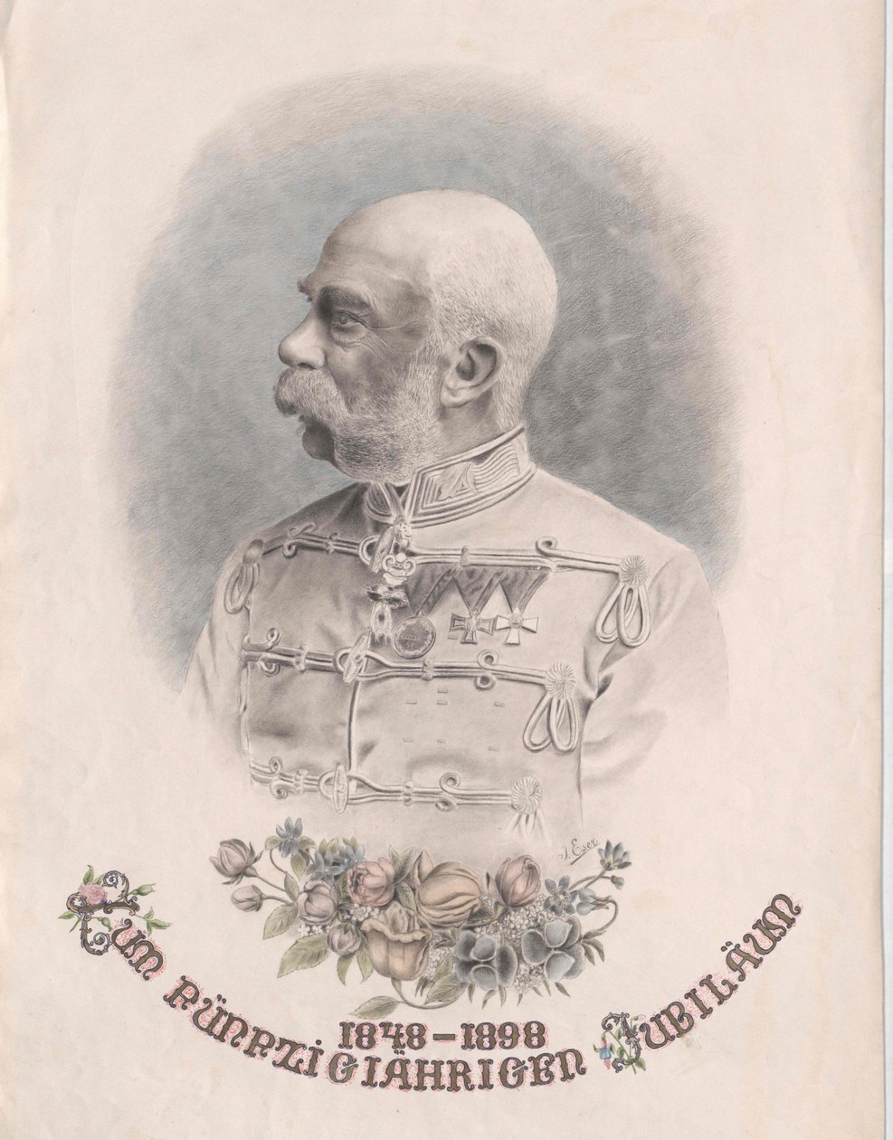 Emperador de Austria Francisco José I de Artist Unknown