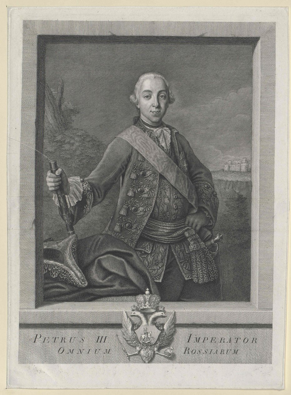Emperador de Rusia Pedro III de Artist Unknown