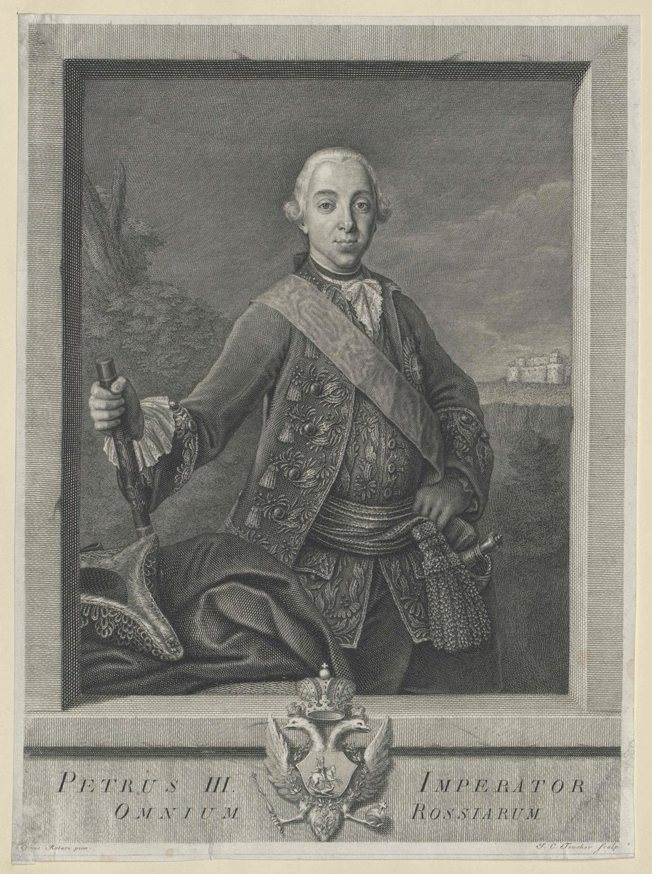 Emperador de Rusia Pedro III de Artist Unknown