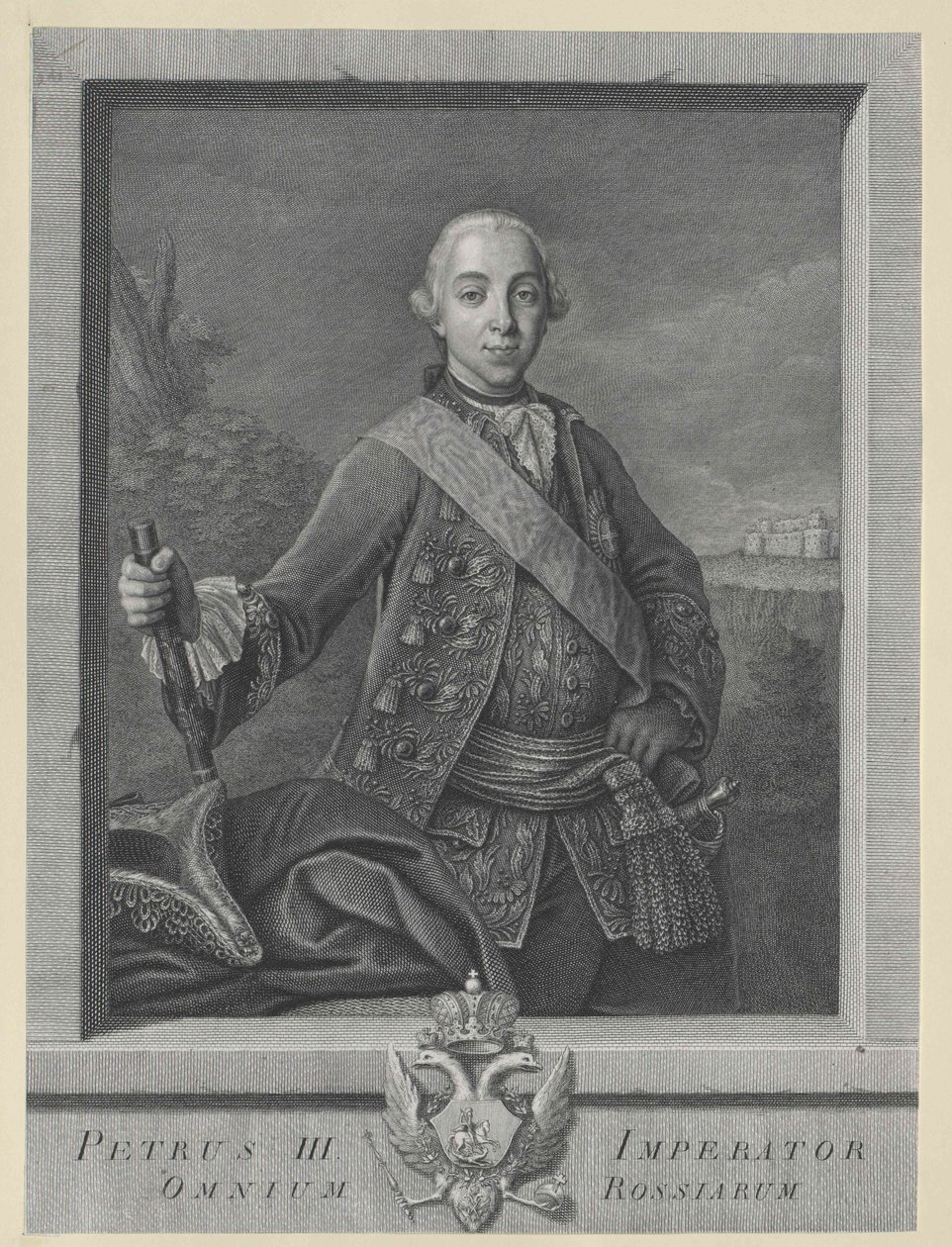 Emperador de Rusia Pedro III de Artist Unknown