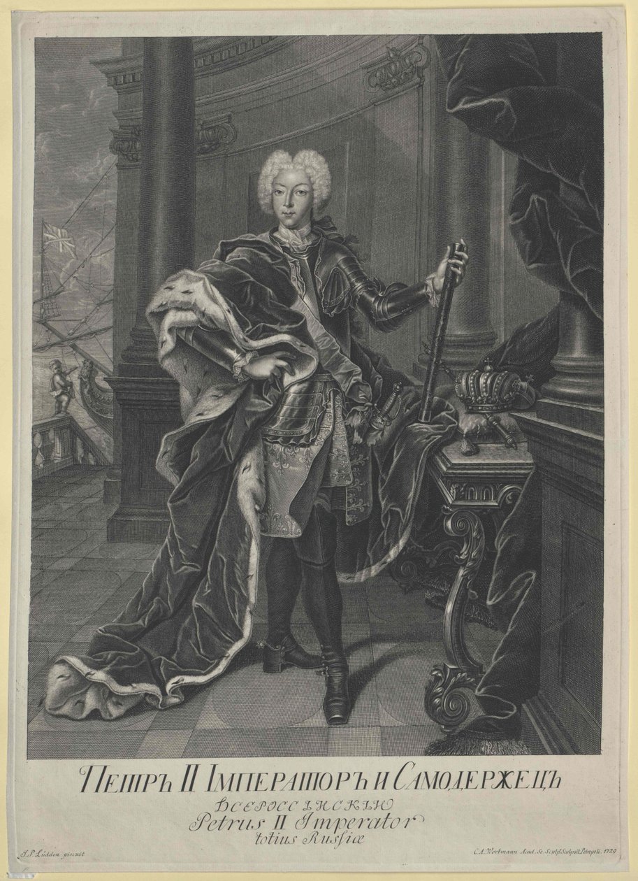 Emperador de Rusia Pedro II de Artist Unknown