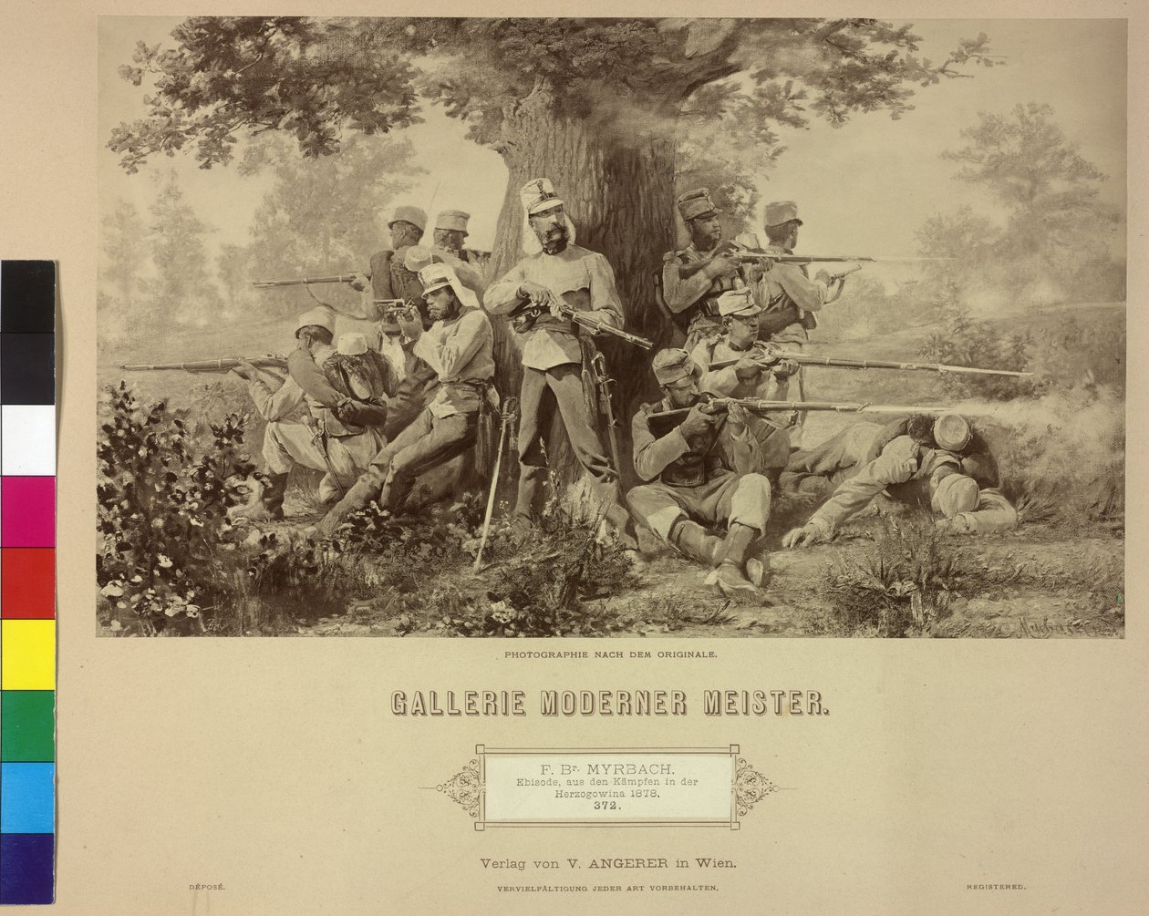 Episodio de los combates en Herzegovina 1878 de Artist Unknown