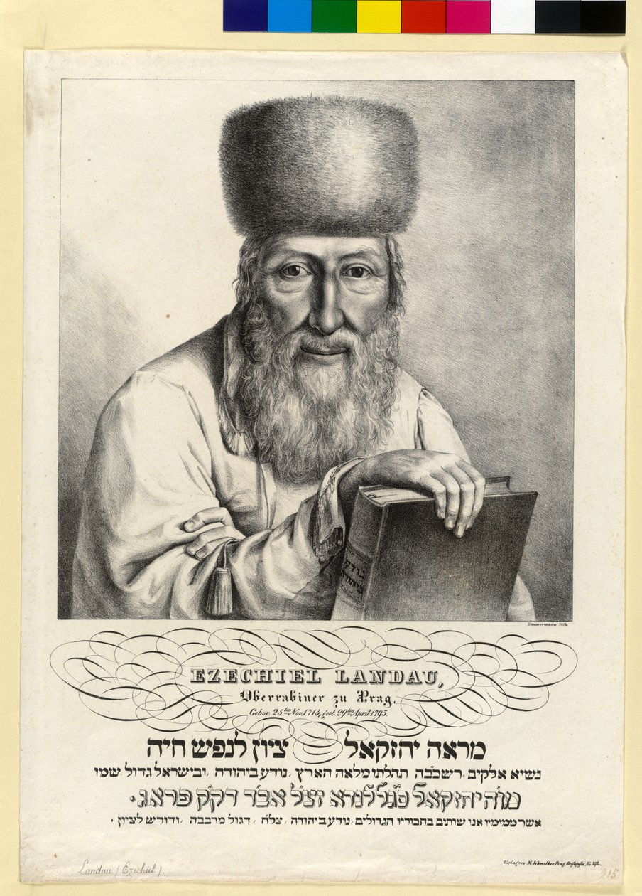 Ezequiel Landau (imprimir) de Artist Unknown