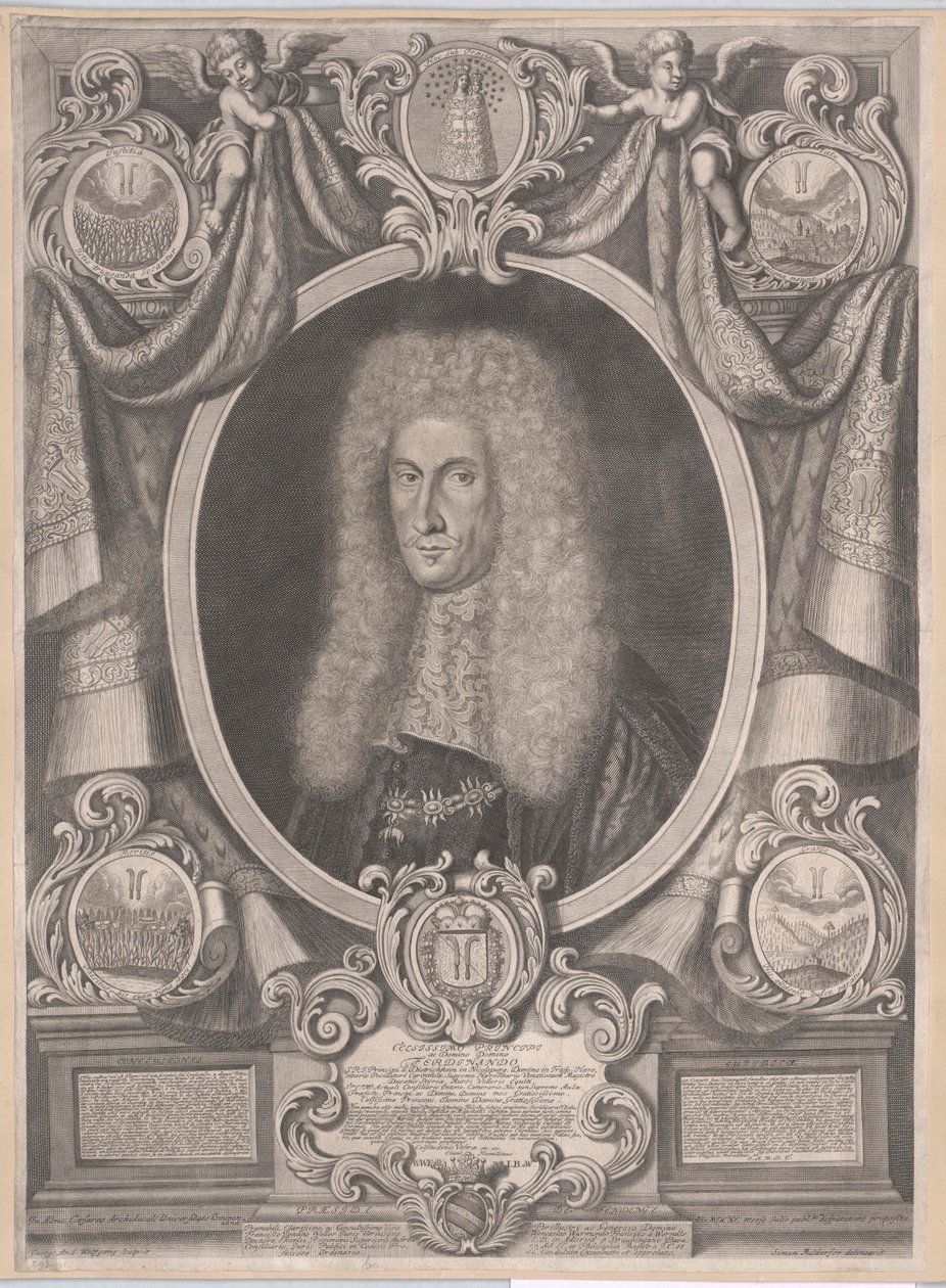 Ferdinand Joseph III Conde de Dietrichstein de Nikolsburg (imprimir) de Artist Unknown
