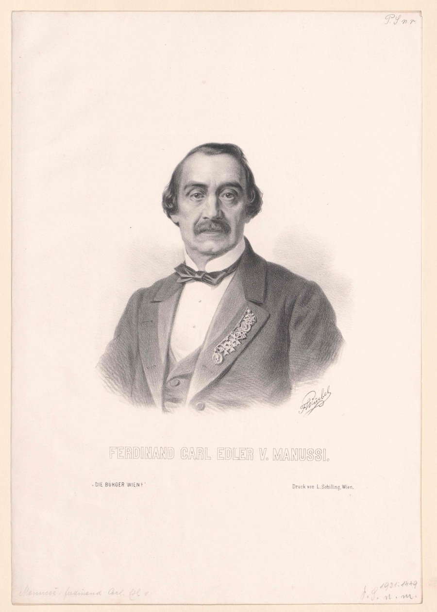 Ferdinand Karl precious von Manussi de Artist Unknown