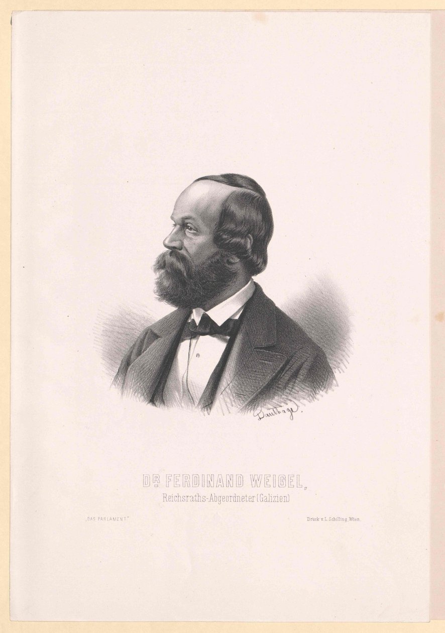 Ferdinand Weigel (imprimir) de Artist Unknown
