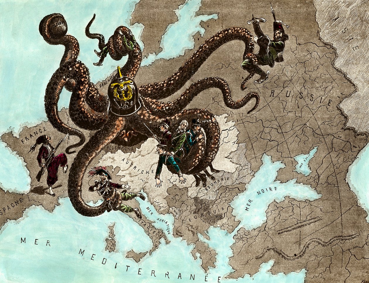 Primera Guerra Mundial: el pulpo alemán de Artist Unknown