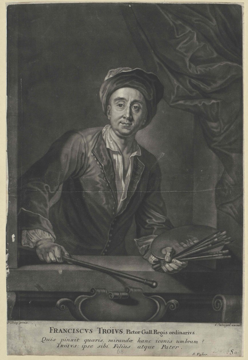 Fran006f0069s de Troy de Artist Unknown