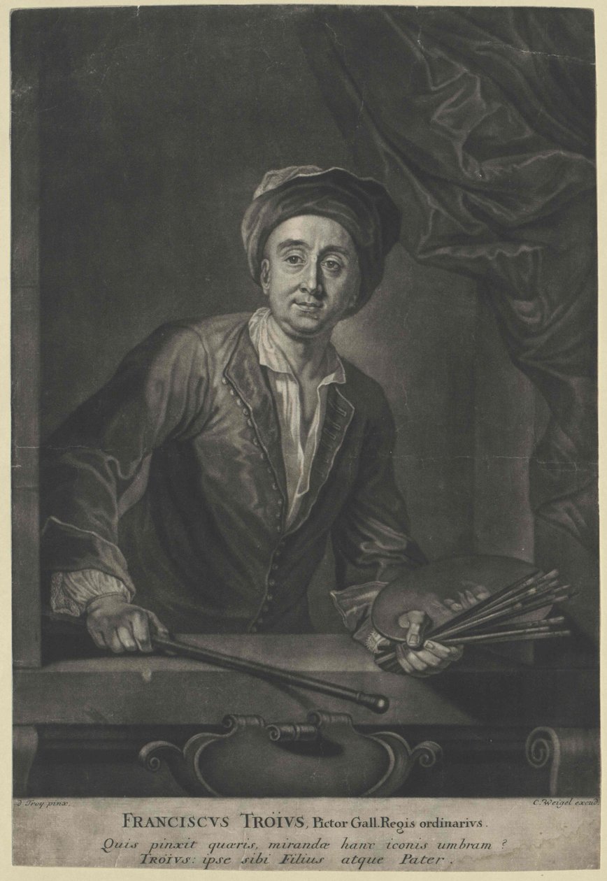 Fran006f0069s de Troy de Artist Unknown
